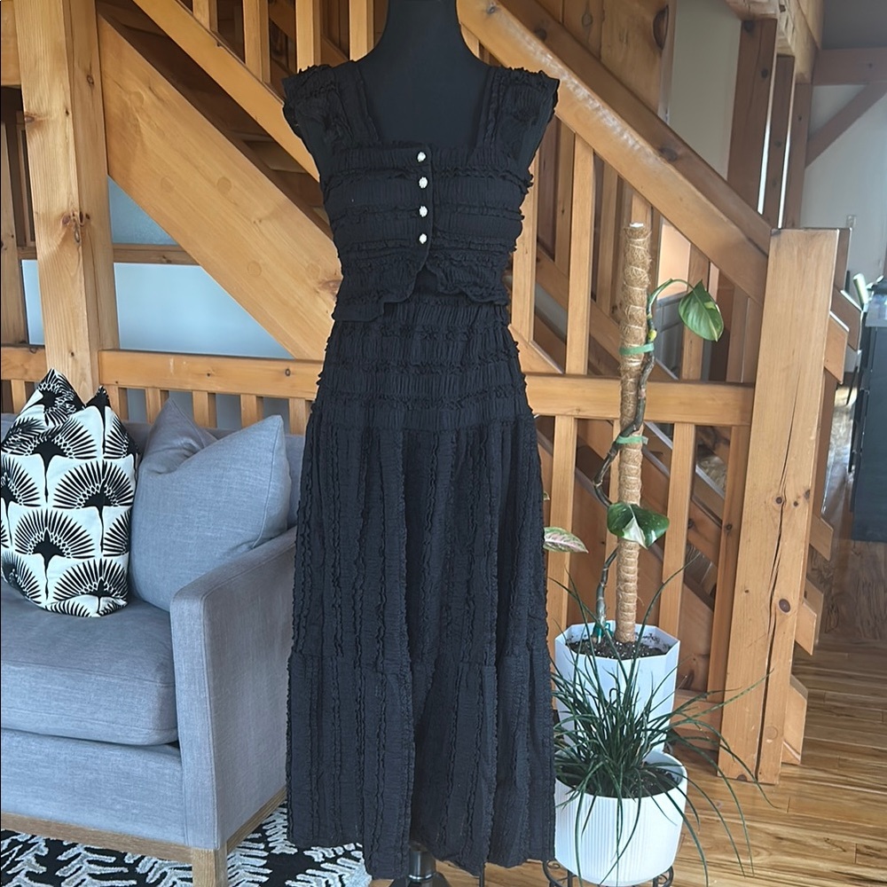 Black Skirt Set
